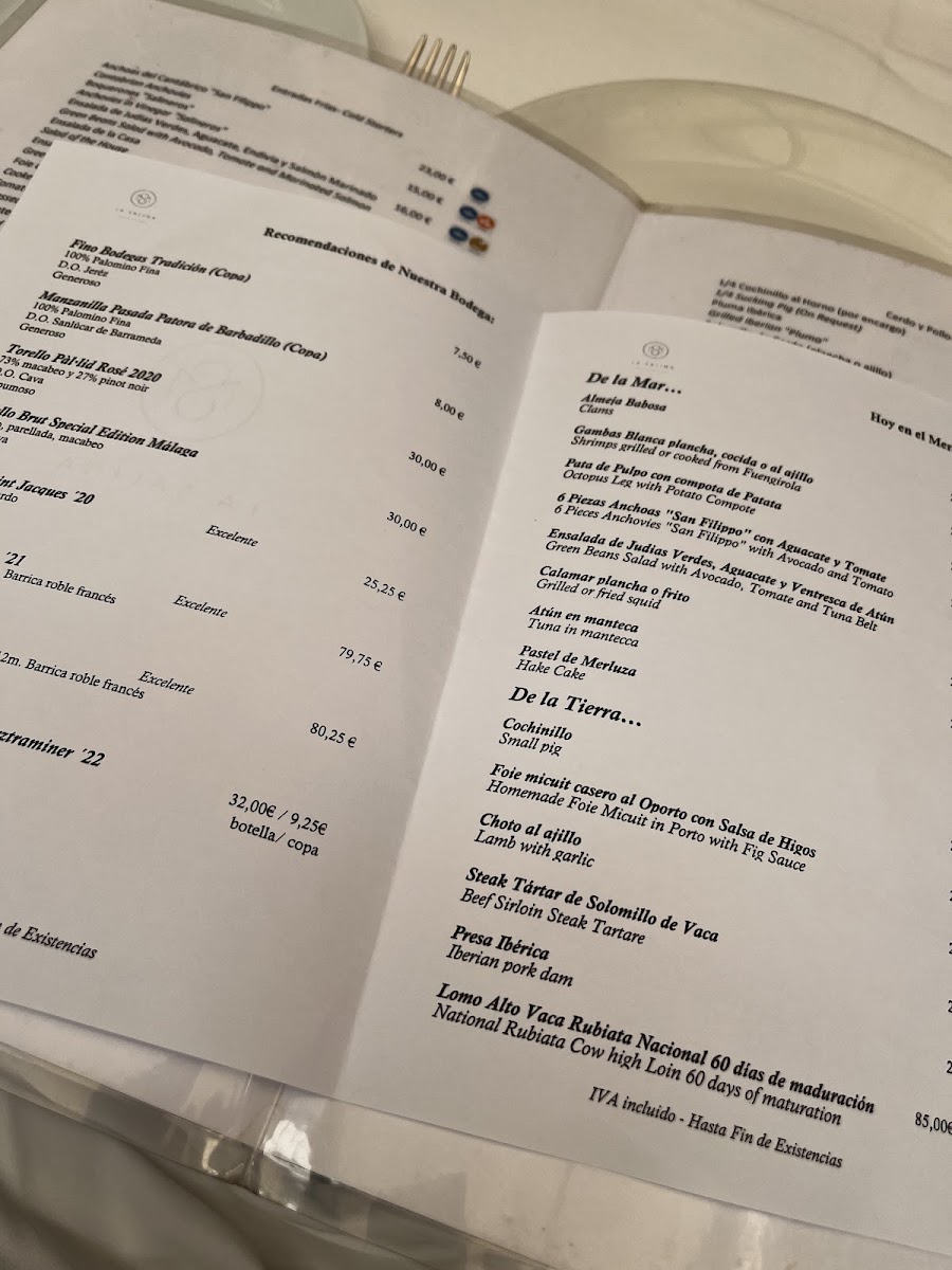 Menu Meson La Salina-8